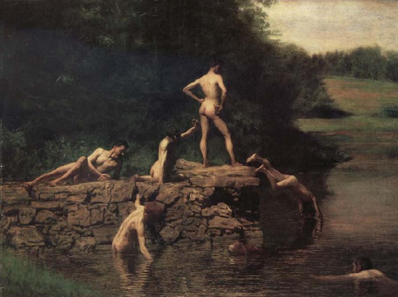 Thomas Eakins The Swiming Hole china oil painting image